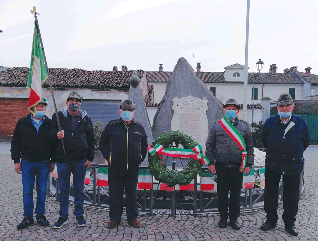 A Casalgrasso la commemorazione dei caduti di tutte le guerre