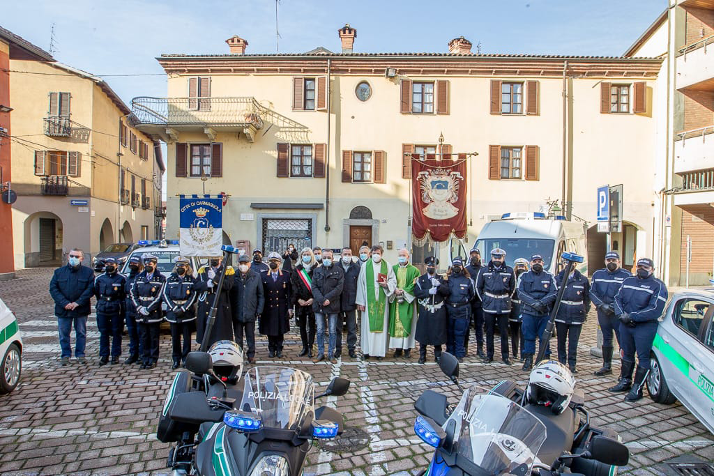 Festeggiato il corpo di Polizia Locale a Carmagnola