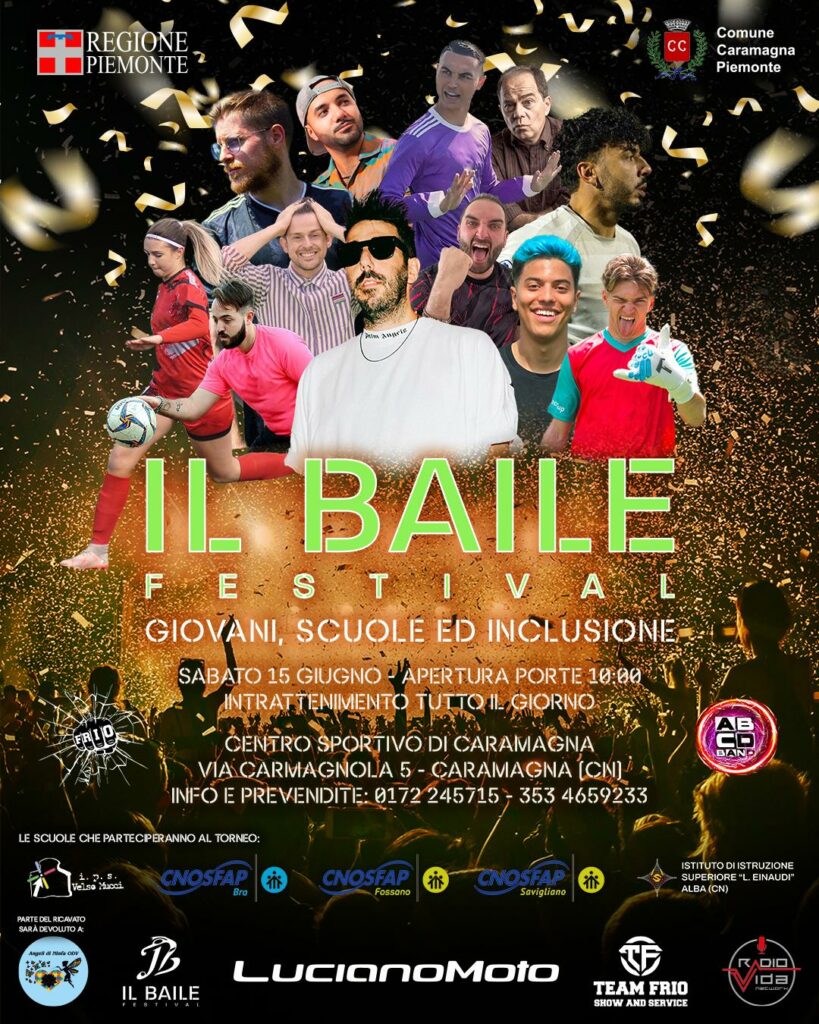Il Baile Festival a Caramagna P.te: giovani, scuole ed inclusione
