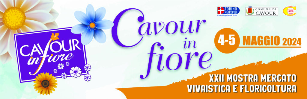 Cavour in fiore, la manifestazione nel fine settimana sotto la Rocca