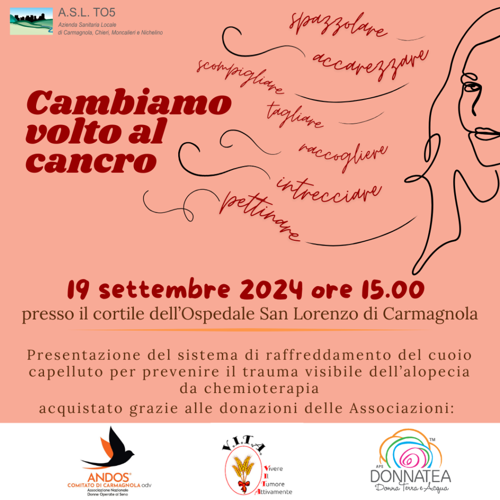 Inaugurazione caschi oncologia carmagnola