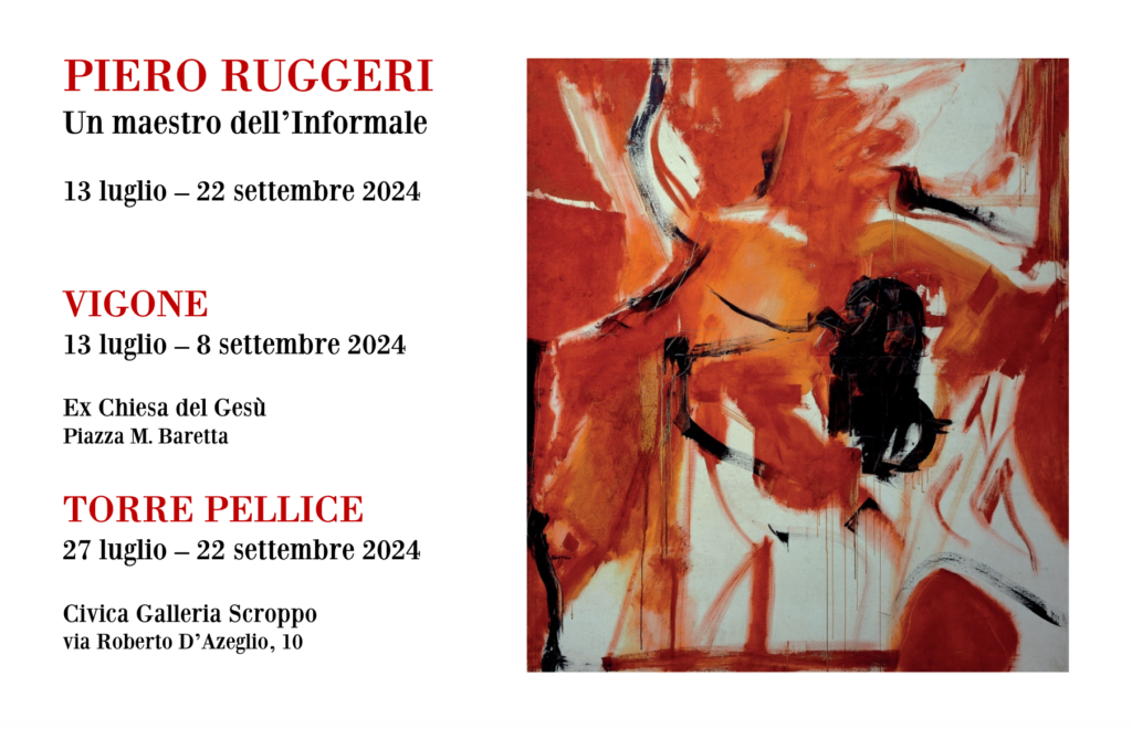 Vigone e Torre Pellice ospiteranno le opere di Piero Ruggeri