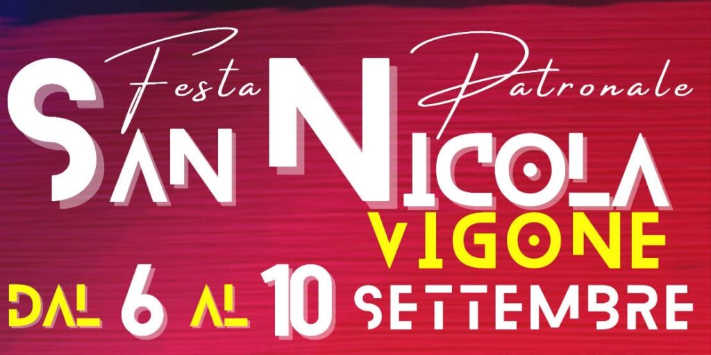 patronale vigone san nicola