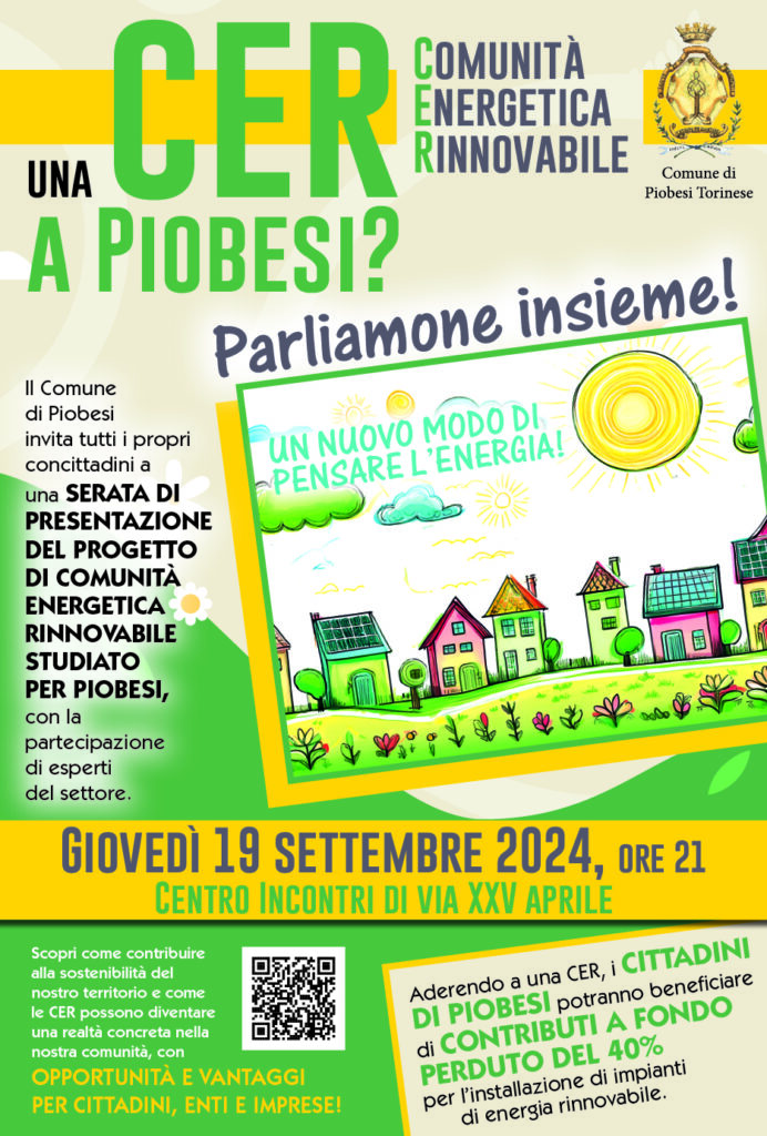 Comunità Energetica Rinnovabile Piobesi Torinese